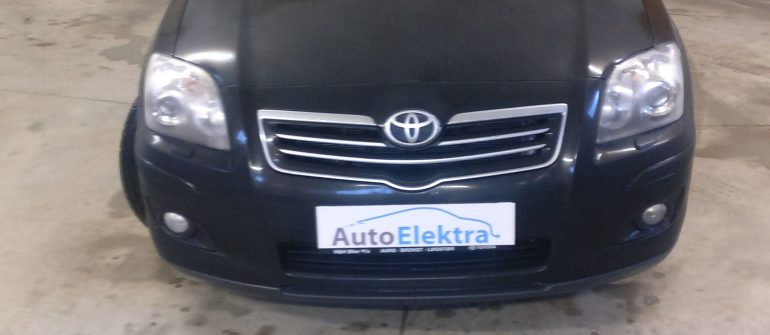 Toyota Avensis 2.0 D-4D EGR programavimas