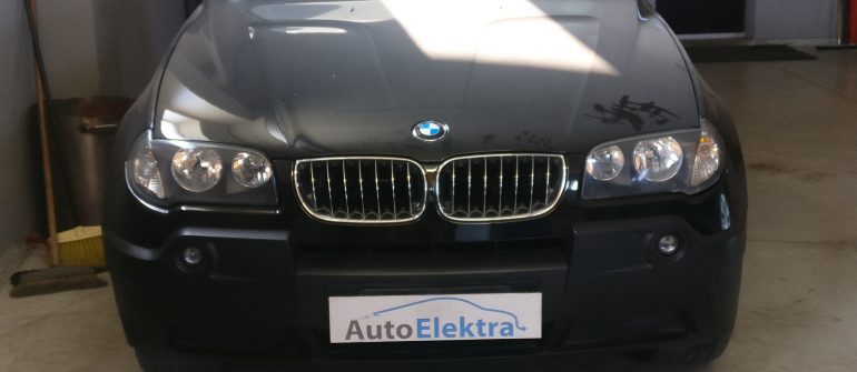 BMW X3 2.0D DPF programavimas, sedynės užimtumo ir smūgio daviklių tvarkymas