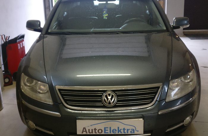 Volkswagen Phaeton 3.0TDI Keisti ir perprogramuoti elektrinės dalies komponentai.