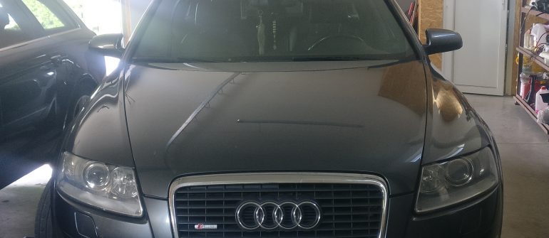 Audi A6 2,0TDI Garso stiprintuvo keitimas ir programavimas.