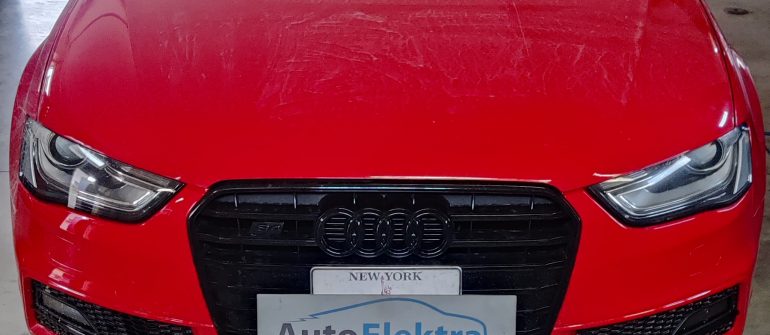 Audi S4 3.0TFSI Radijo grotuvo component protection išjungimas
