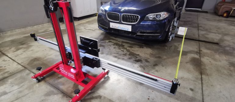 BMW 530 ACC radaro kalibravimas