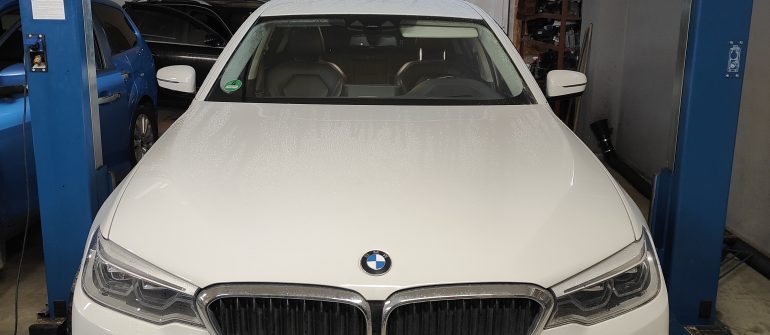 BMW 520 2.0D Pedestrian protection, parktronikų taisymas