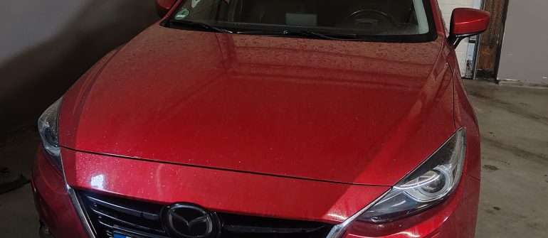 Mazda 3 2.2D Airbag crash data valymas