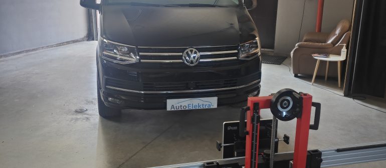 Volkswagen Transporter 2.0TDI ACC radaro kalibravimas, programavimas
