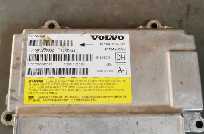 Volvo V60 Airbag/Srs crash data programavimas