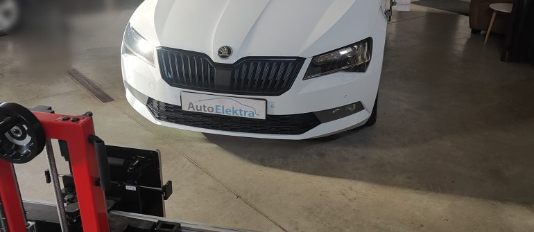Skoda Superb Radaro kalibravimas