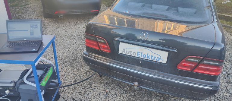 Mercedes Benz E270CDI CO2 matavimas, dūmingumo mažinimas