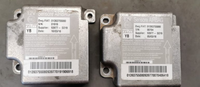 Fiat Ducato Airbag/srs modulio programavimas