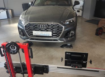 Audi Q5 ACC distroniko, radaro kalibravimas