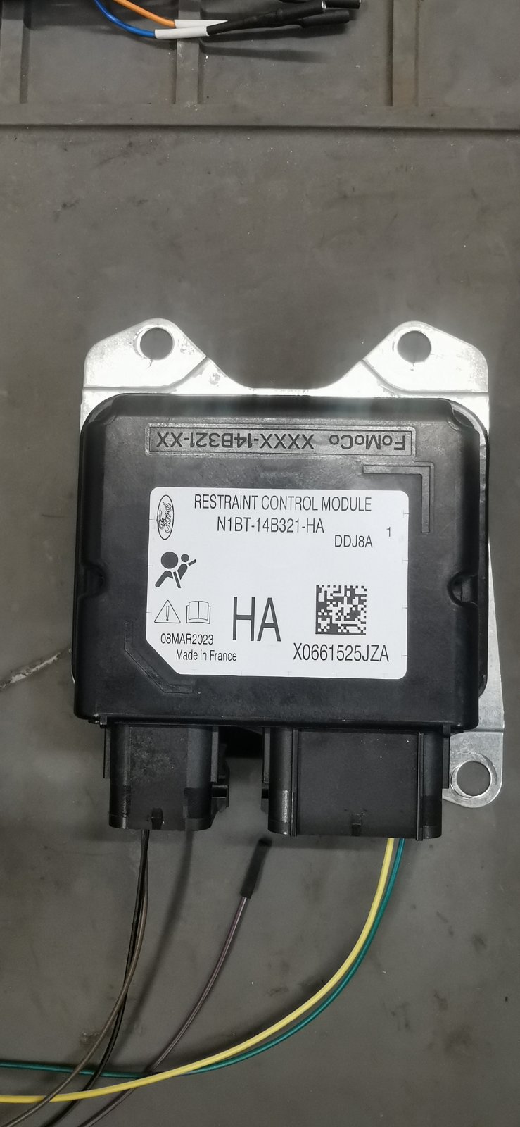 Ford N1BT-14B321-HA Airbag SRS bloko crash data programavimas