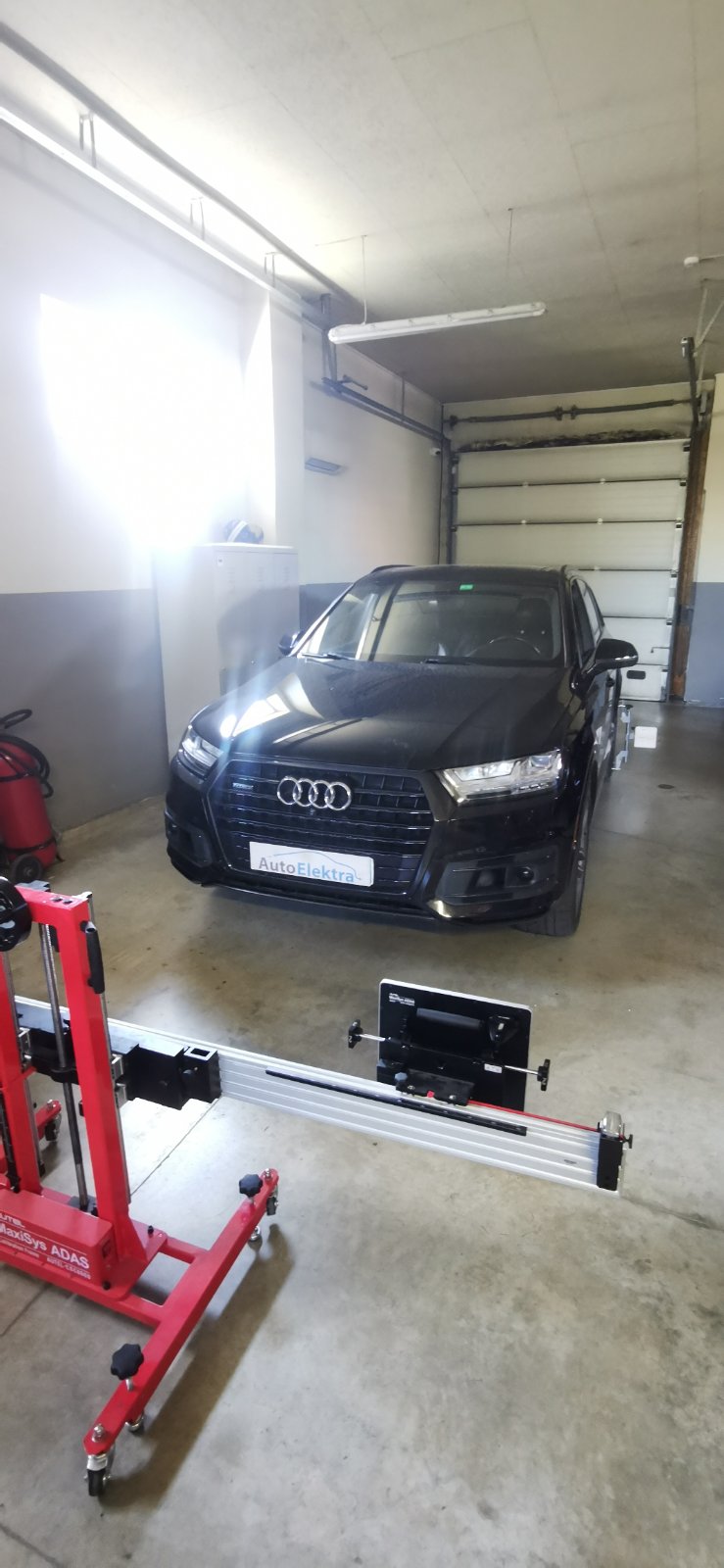 Audi Q7 ACC/Distroniko kalibravimas