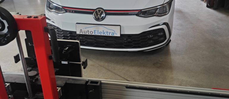 Volkswagen Golf ACC/distroniko kalibravimas