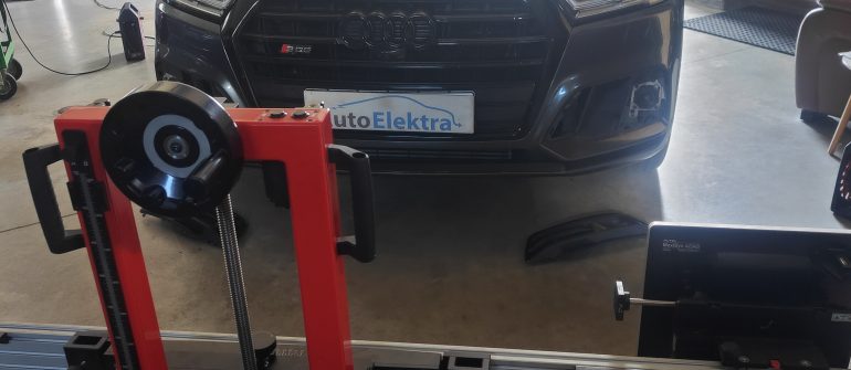 Audi SQ5 ACC/Radaro kalibravimas