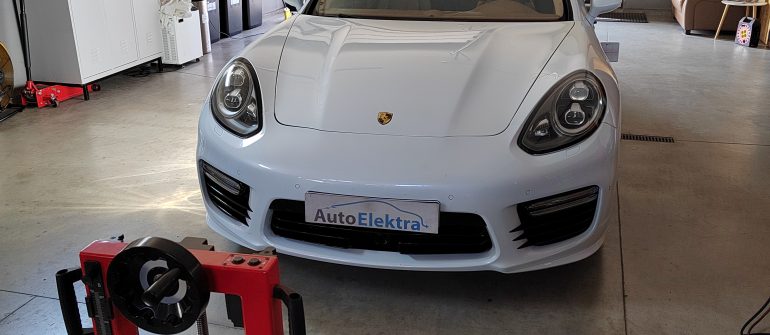 Porsche Panamera radaro kalibravimas