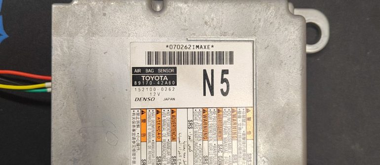 Toyota RAV4 89170-42A60 Airbag/SRS crash data programavimas