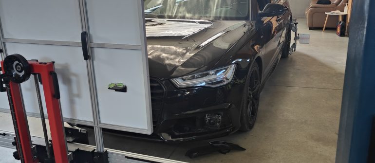 Audi A6 Priekinės stiklo kameros ir ACC/Radaro kalibracija