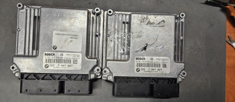 BMW Bosch DDE 7807827 Variklio valdymo modulio klonavimas