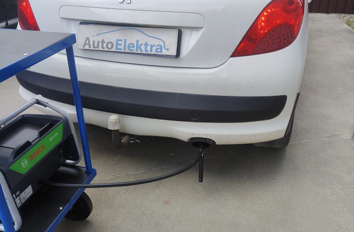 Peugeot 207 1.6HDI CO2 matavimas, dūmingumo mažinimas