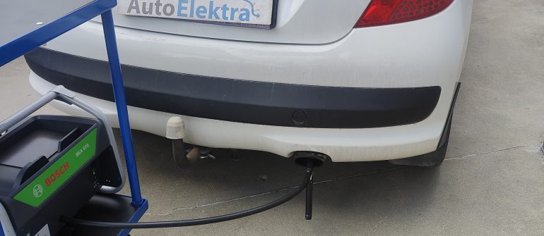 Peugeot 207 1.6HDI CO2 matavimas, dūmingumo mažinimas