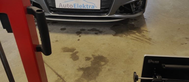 Audi A4 ACC/Distroniko kalibravimas