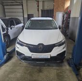 Renault Arkana  RAD(Front radar) ir TCU(Telematic control unit) crash data valymas