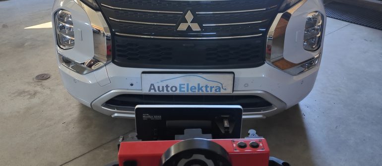Mitsubishi Outlander Distroniko Laser/Radar 2 kalibravimas
