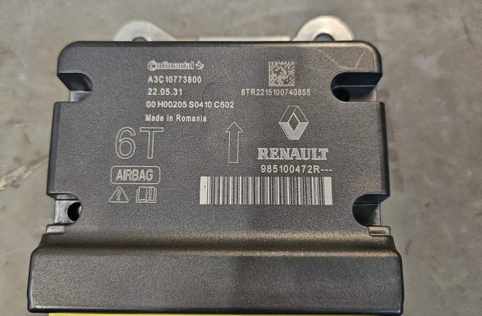 Dacia Jogger Airbag crash data programavimas