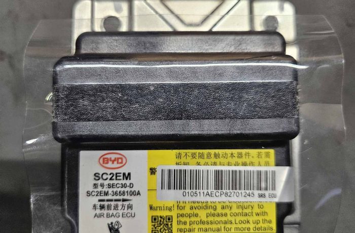 BYD Airbag SC2EM-3658100A crash data programavimas