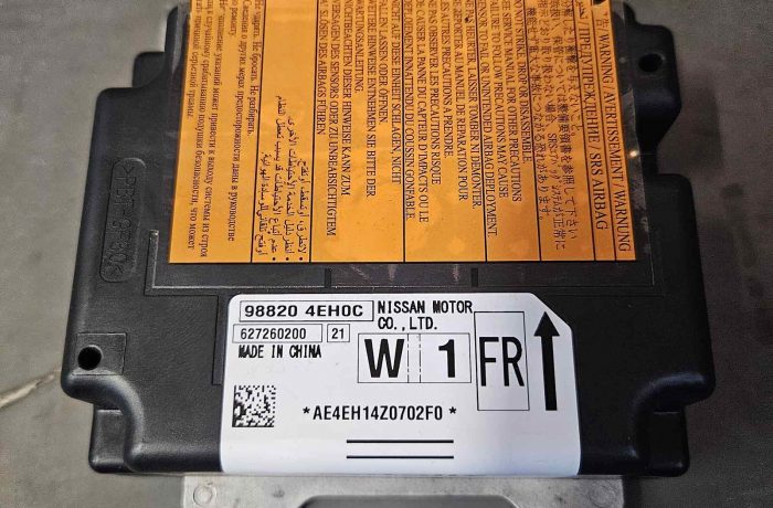 Nissan 98820-4EH0C Airbag crash data programavimas