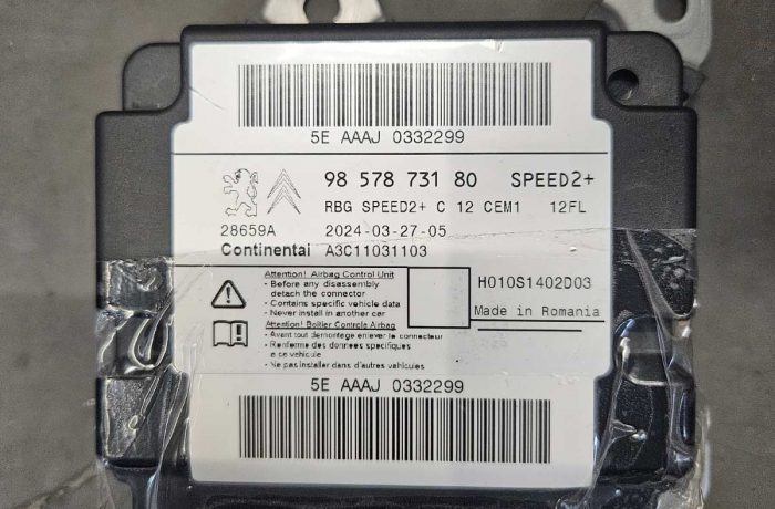 Peugeot 2008 Airbag crash data programavimas