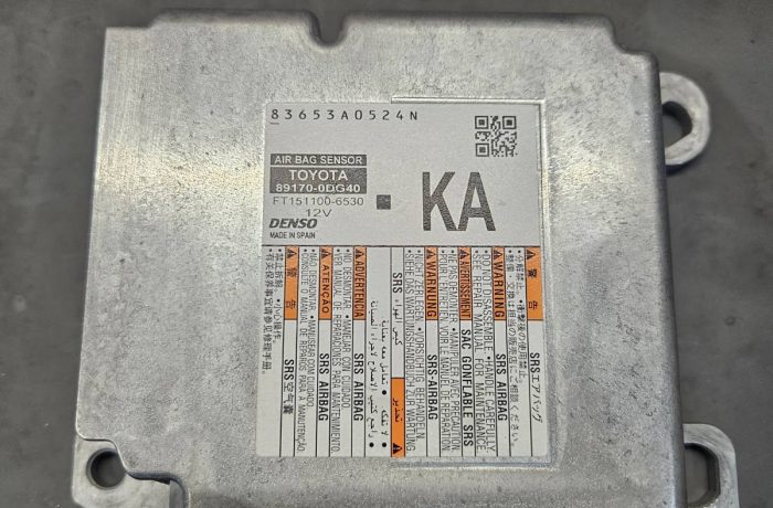 Toyota Yaris Cross 89170-0DG40 Airbag crash data programavimas