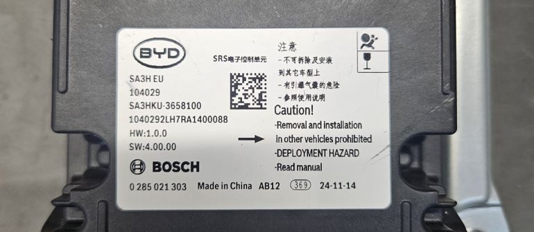 BYD Crash data valymas
