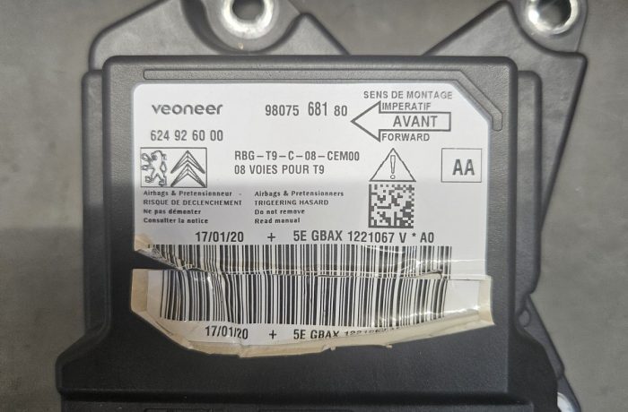 Peugeot 308 Airbag SRS crash data programavimas