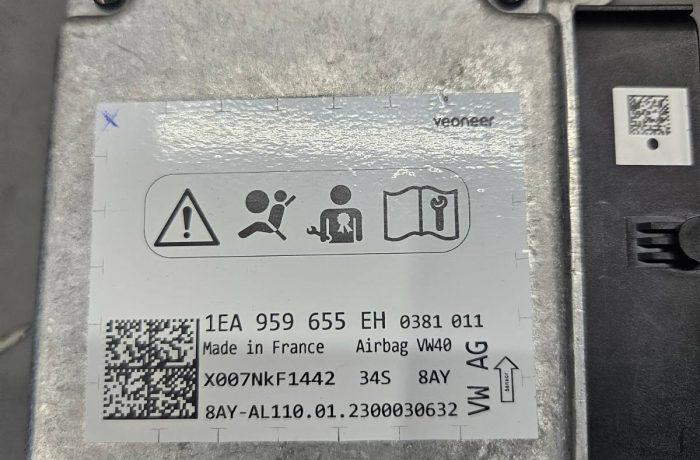 Volkswagen ID Airbag crash data programavimas