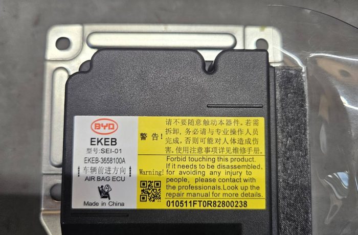 BYD EKEB-3658100A Airbag crash data programavimas