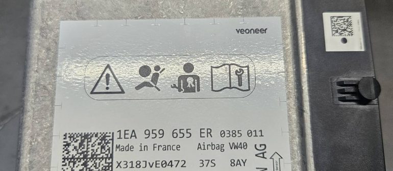 Volkswagen ID 1EA 959 655 ER Airbag crash data programavimas