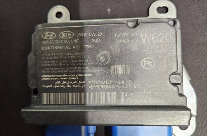 Kia Sportage 95910-DW620 Airbag SRS crash data programavimas