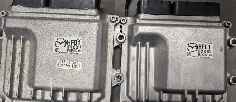 Mazda CX-30 Mitsubishi HF01 ECU klonavimas